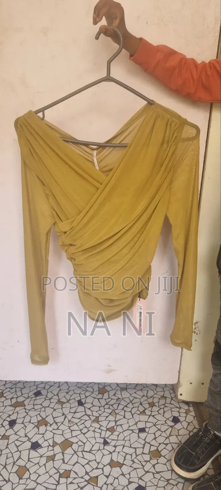 Ruched Long Sleeve Top