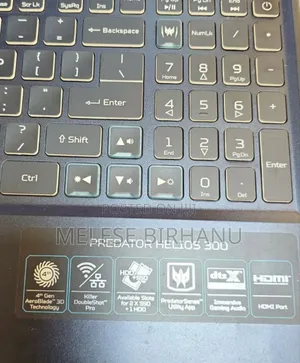 Photo - New Laptop Acer Predator Helios 300 16GB Intel Core I7 SSD 1T