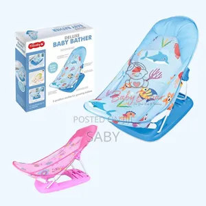 3 የአቀማመጥ ደረጃወች ያሉት Delux Baby Bather