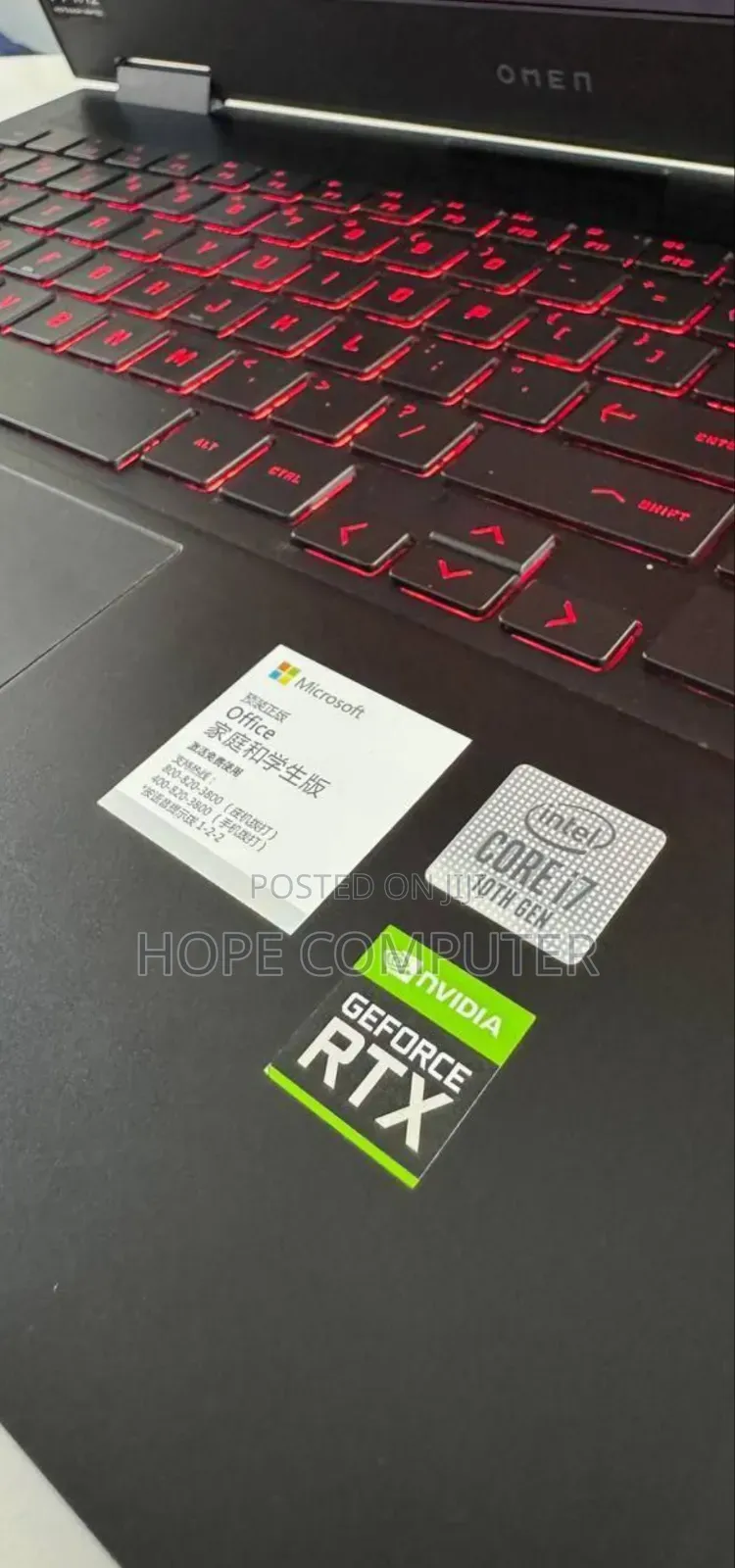 New Laptop HP Omen 15 16GB Intel Core I7 SSD 1T