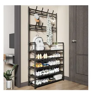 Photo - Multi-functional 5-layer Rack–Double Hook L-shaped Stability