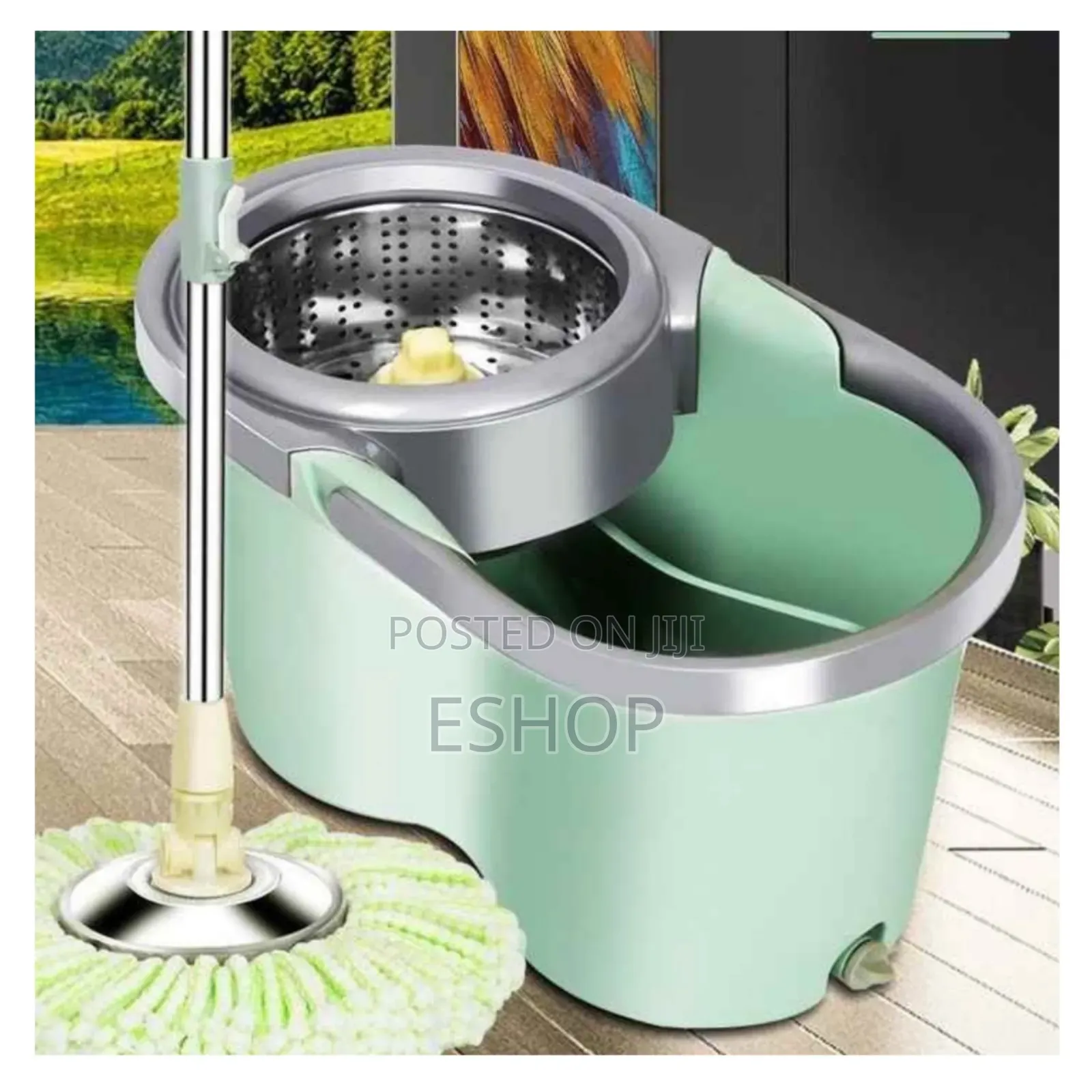 Magicspin Deluxe Heavy-Duty Mop for Hard Floors