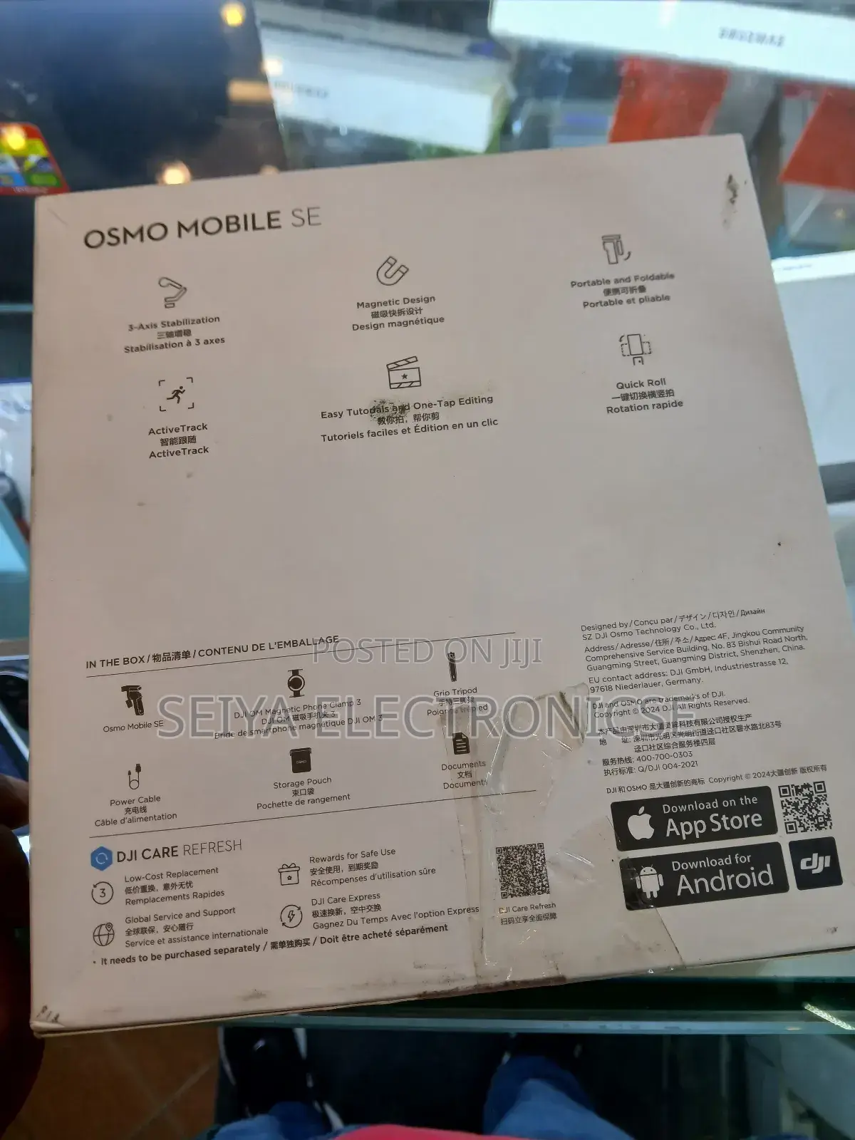 Dji Osmo Mobile Se a Foldable Smartphone Gimbal Stabilizer