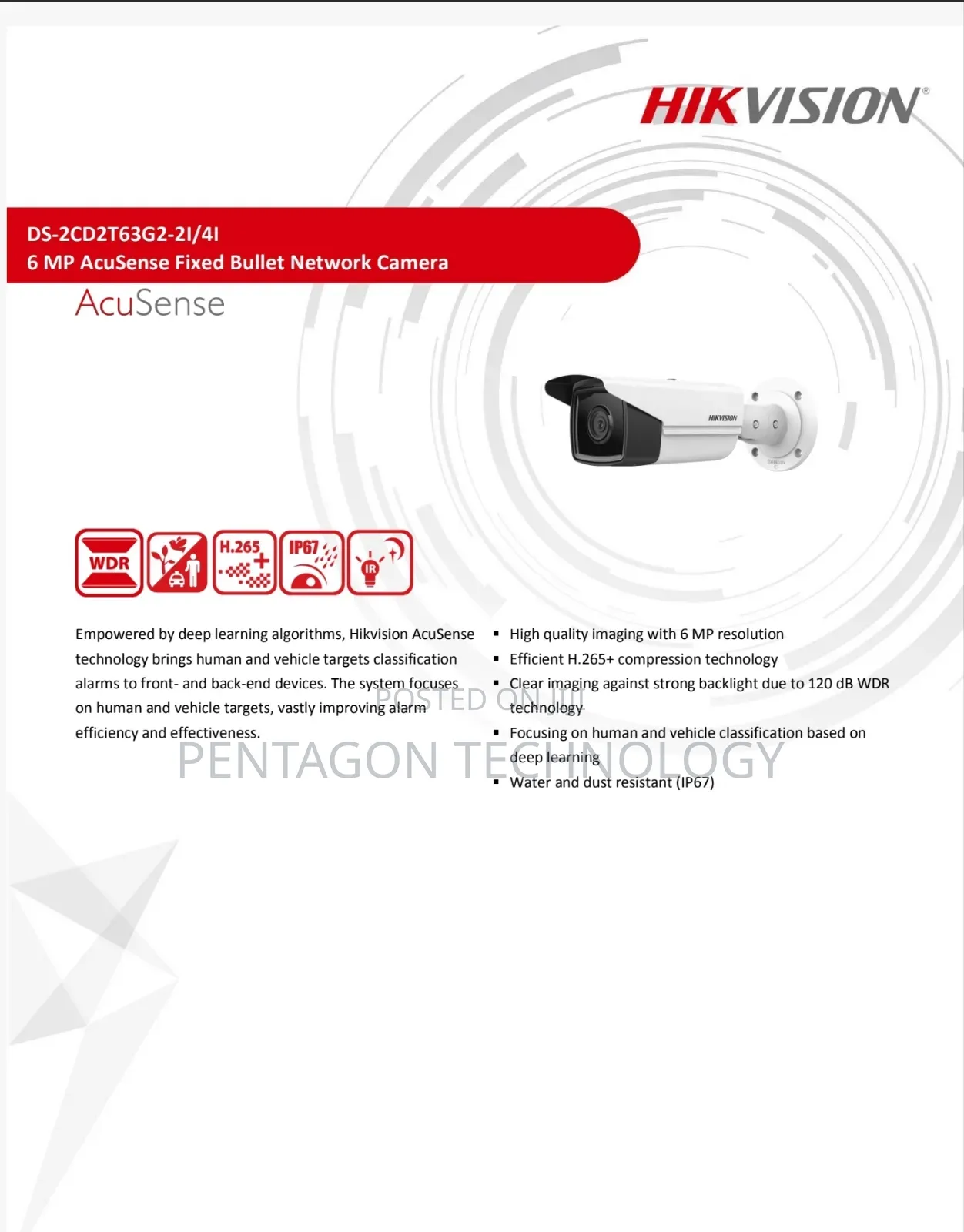 6mp Acusense Hyquality Imaging