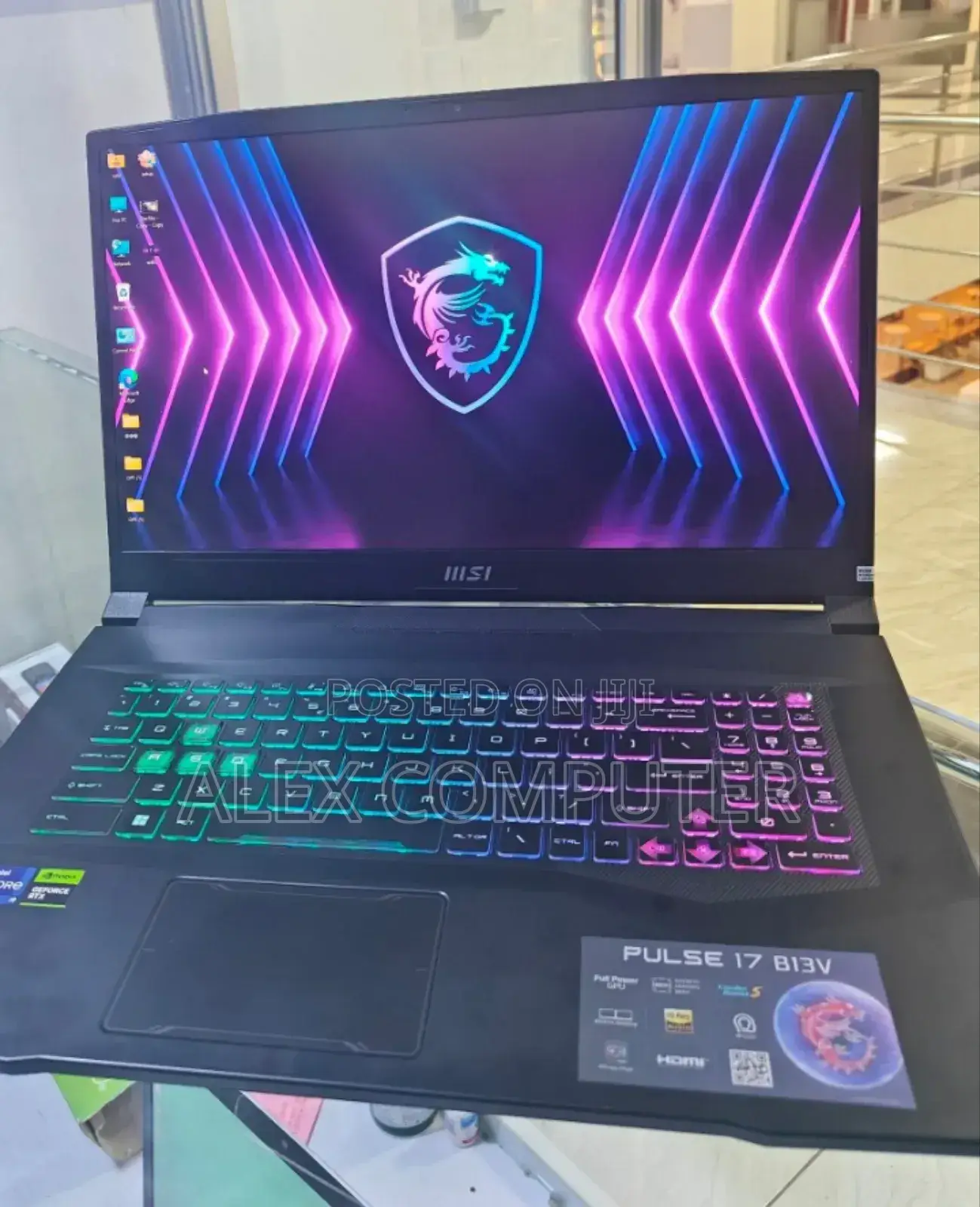 New Laptop MSI Pulse GL76 16GB Intel Core I9 SSD 1T