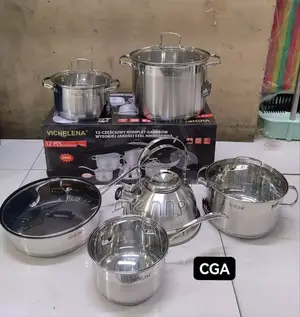Photo - Stainless Steel 12pcs Cookware