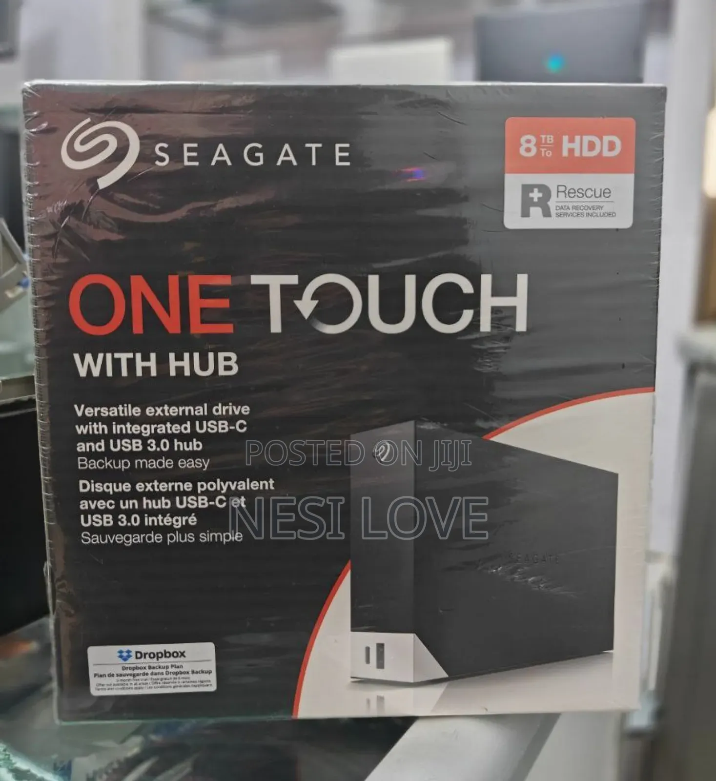 8tb Seagate One Touch External Hard Disk Storage