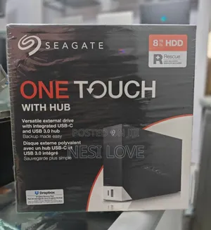 8tb Seagate One Touch External Hard Disk Storage