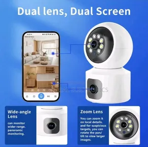 Hd Camera 4g Sim Card Dual Lens Indoor Camera