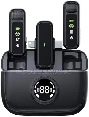 Wireless Microphone-Type-C/Lightning Receiver + Charging Box