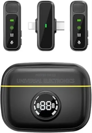 Wireless Microphone-Type-C/Lightning Receiver + Charging Box