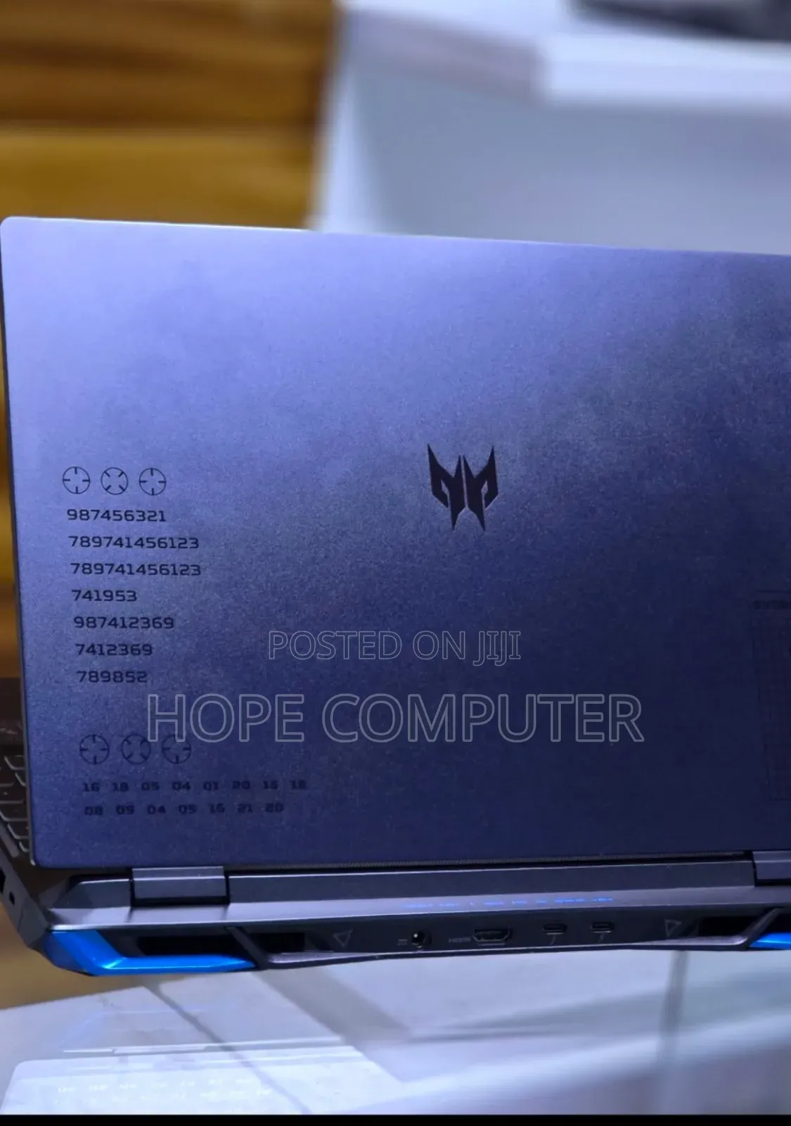 New Laptop Acer Predator Helios 300 32GB Intel Core I7 SSD 1T