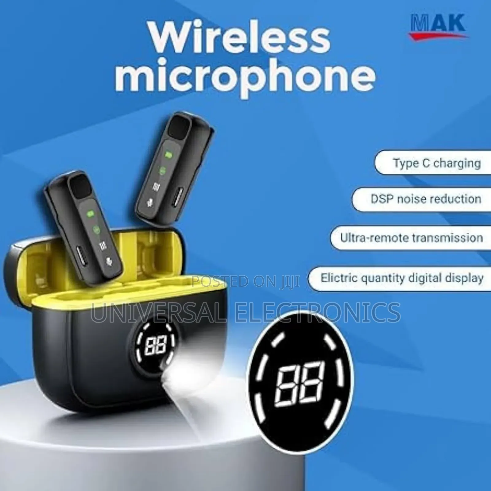 Rechargeable Lavalier Mic | Noise Cancelling | Easy To Use