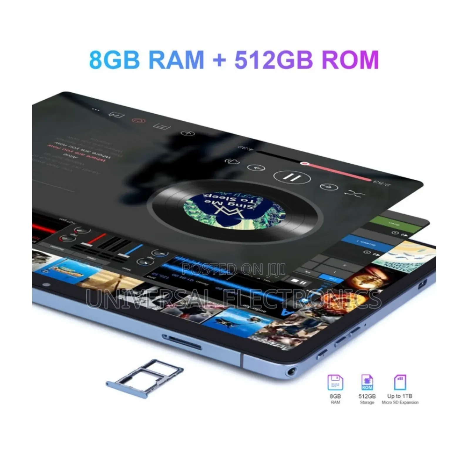 New C idea CM8800 Plus 512 GB Black