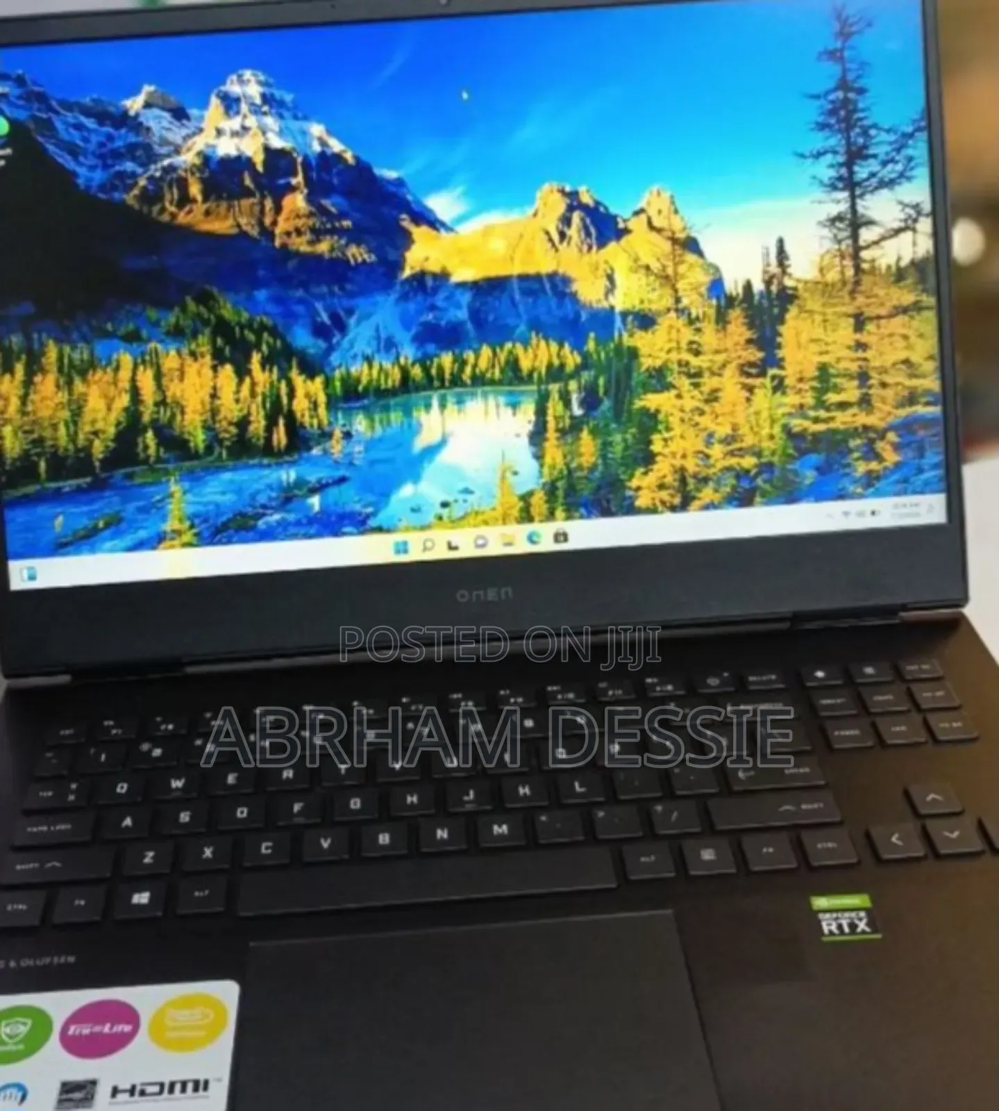 New Laptop HP Omen 15 16GB AMD Ryzen 7 SSD 512GB