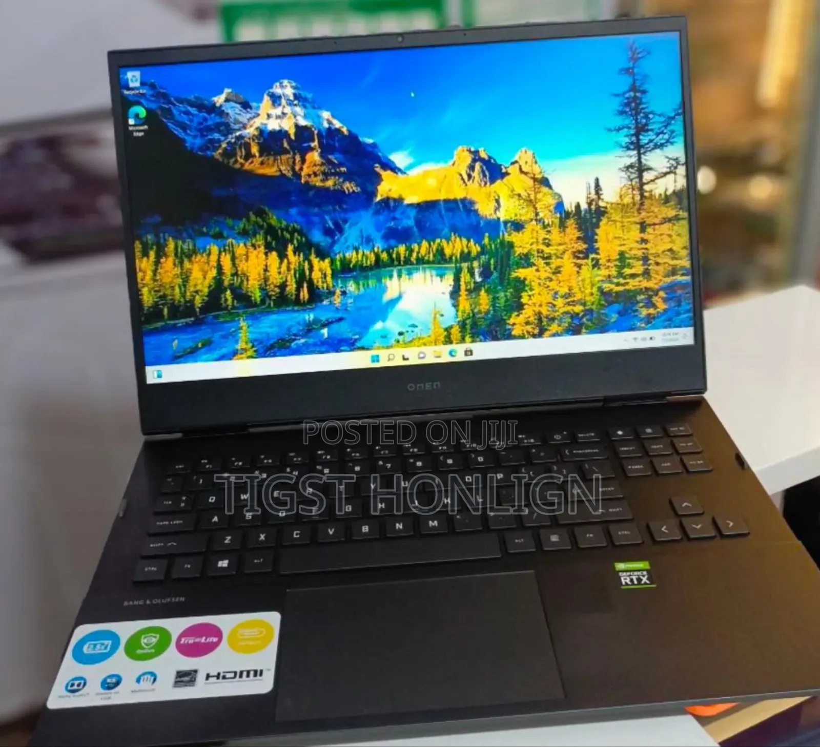 New Laptop HP Omen 15 16GB AMD Ryzen 7 SSD 512GB