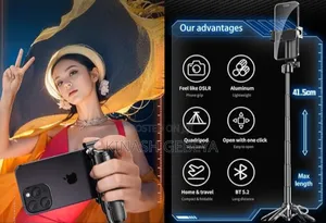 P15 Mini Rechargeable Tripod Stand(For Photos and Video)