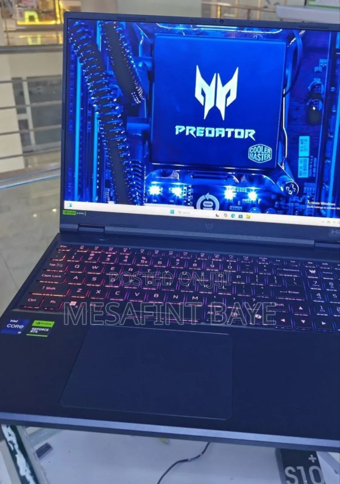 New Laptop Acer Predator Helios Neo 16 16GB Intel Core I9 SSD 1T