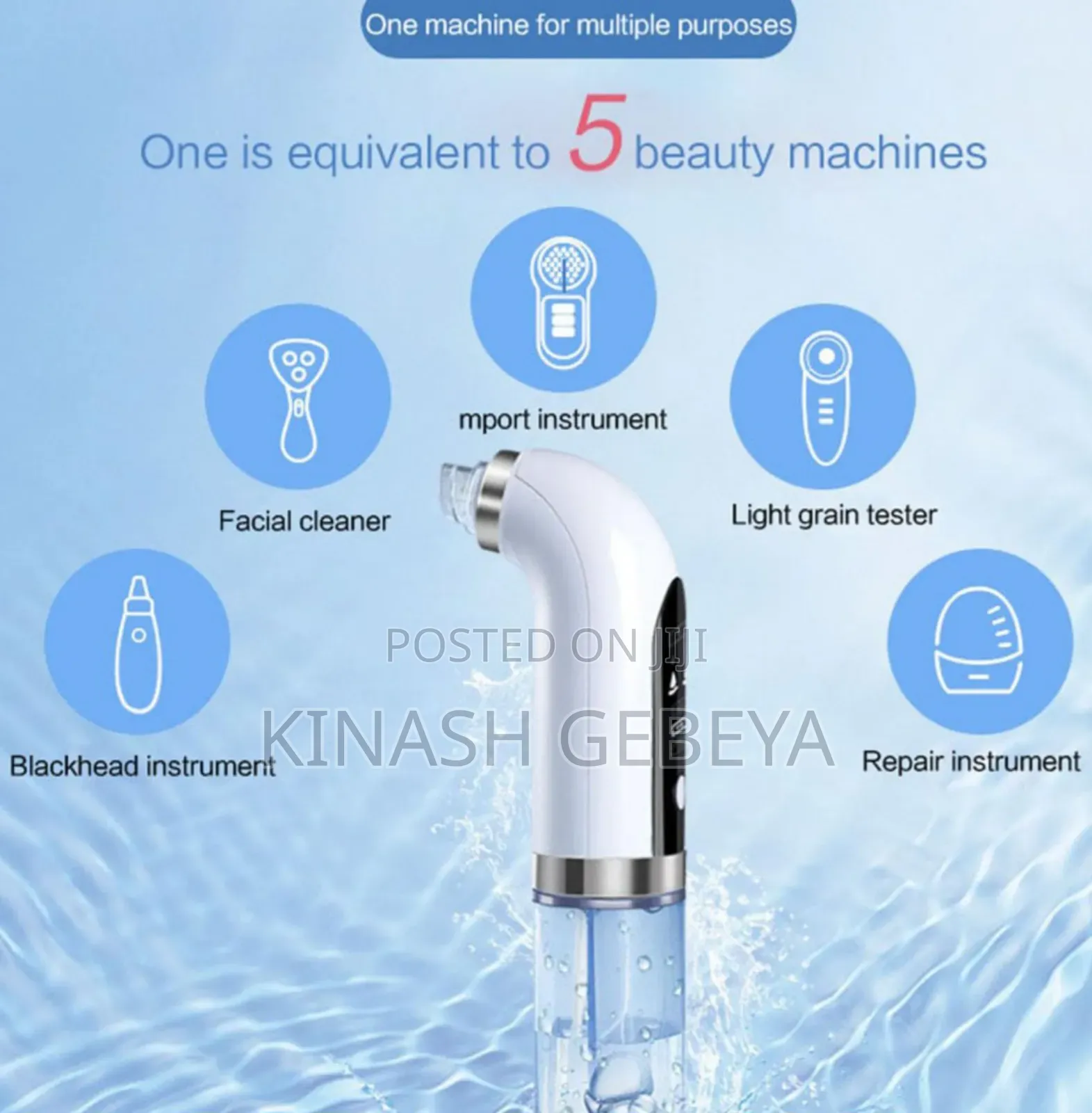 Super Bubble Face Skin Care Instrument(የፊት ቆዳ መጠበቂያ)