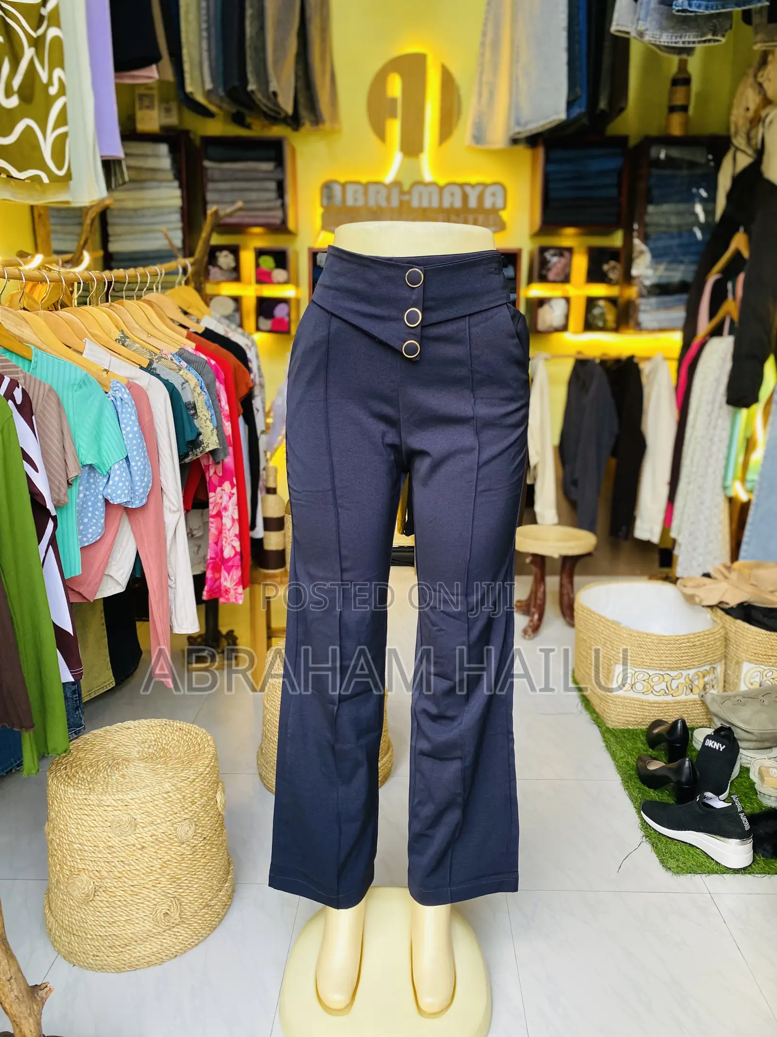 Straight Leg Casual Trouser