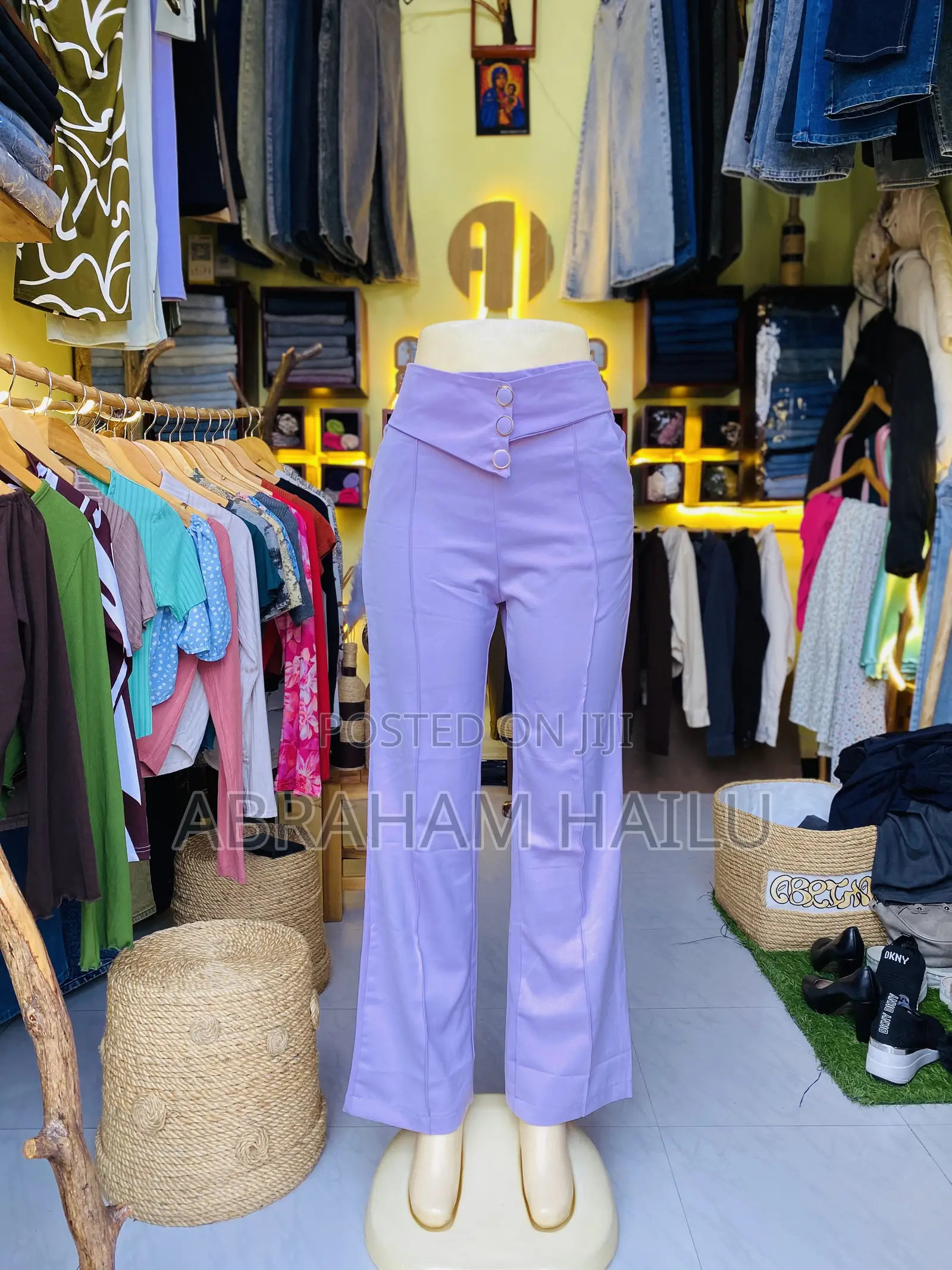 Straight Leg Casual Trouser