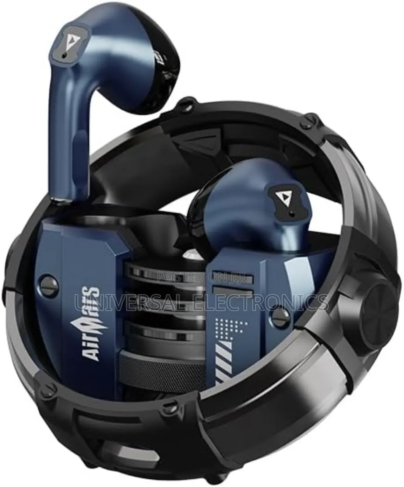 Stylish Blue Airmars Earbuds | Deep Bass, Touch Control