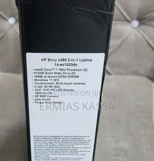 New Laptop HP Envy X360 16GB Intel Core Ultra 7 SSD 512GB