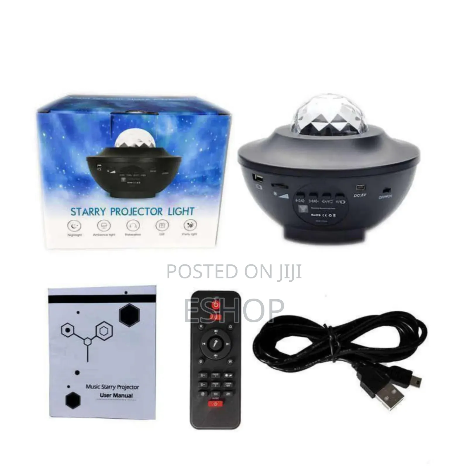 Cosmic Dreamscape Remote-Controlled Star Projector Speaker