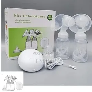 Photo - Double Electric Breast Pump – Easy Assembly, Hygienic
