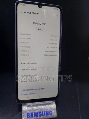 New Samsung Galaxy A06 64 GB White
