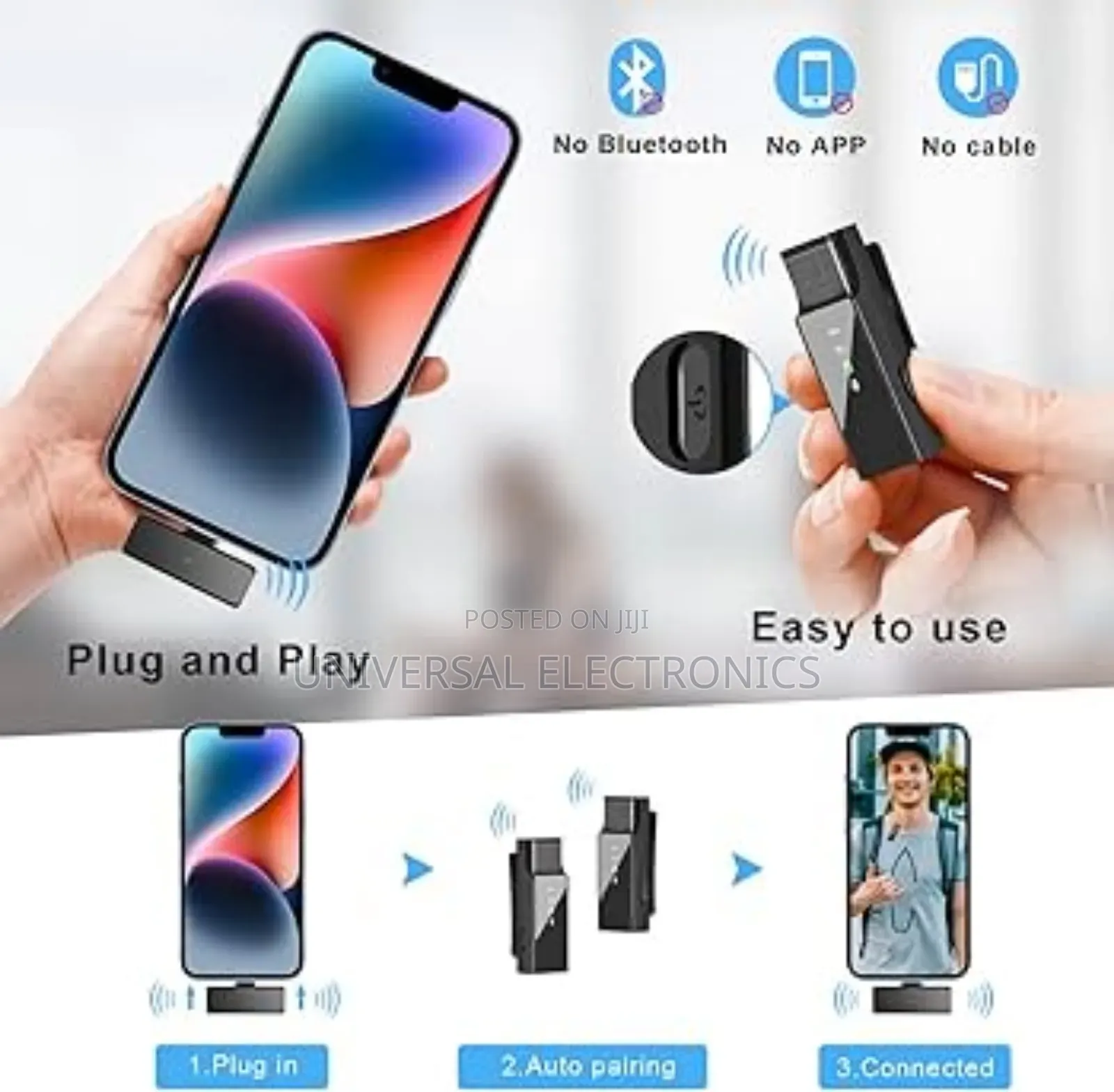  Dual Wireless Microphone – Professional Sound Quality