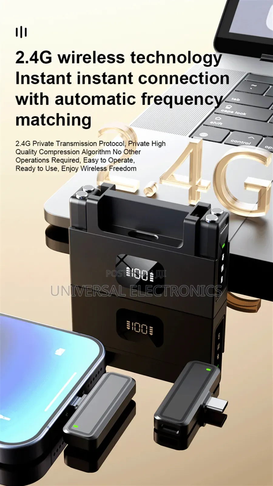 Lavalier Mic– Long Battery, Clear Audio