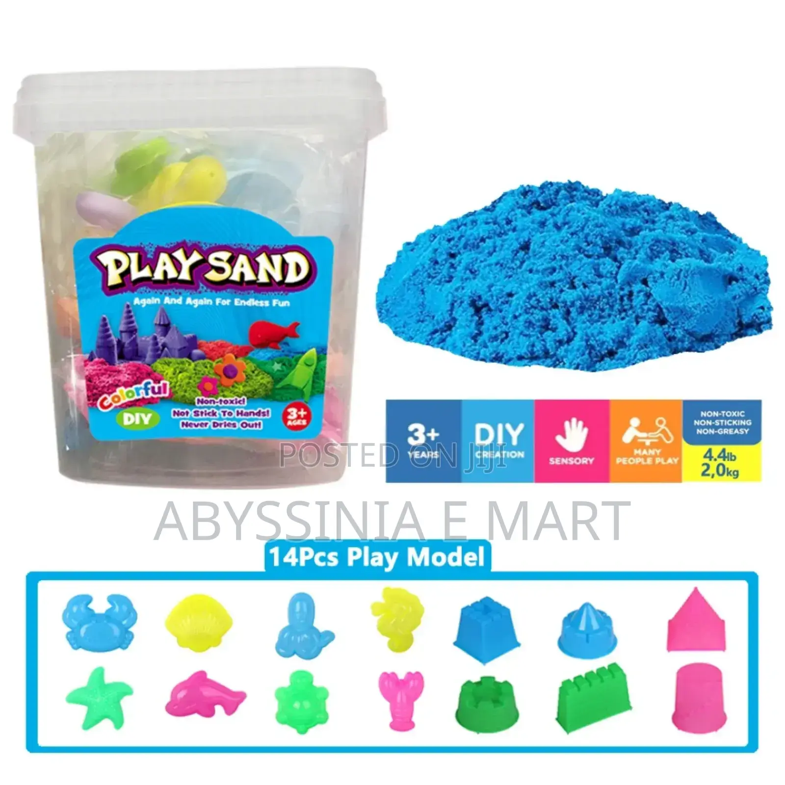 Diy Colorful Cotton Sand Mini Bucket