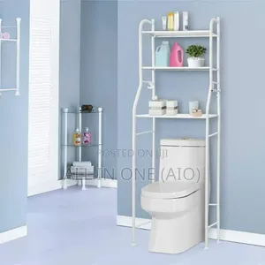 Toilet Rack 3-Layer Organizer ብረት