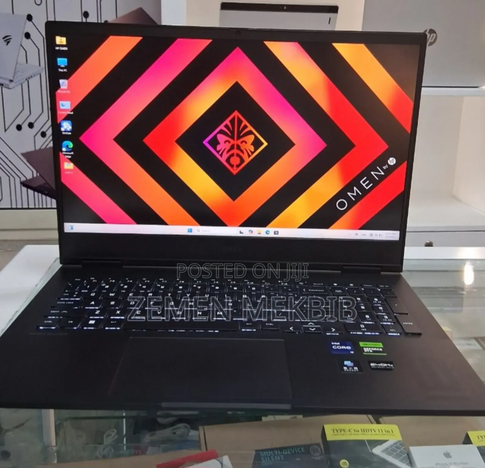 New Laptop HP Omen 15 16GB Intel Core I9 SSD 1T