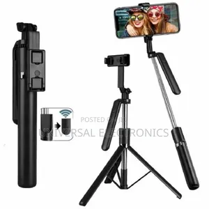 Photo - Portable Tripod Selfie Stick – Long Reach, Remote Control