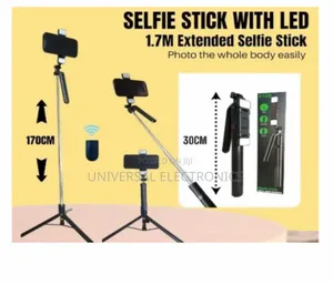 Portable Tripod Selfie Stick – Long Reach, Remote Control