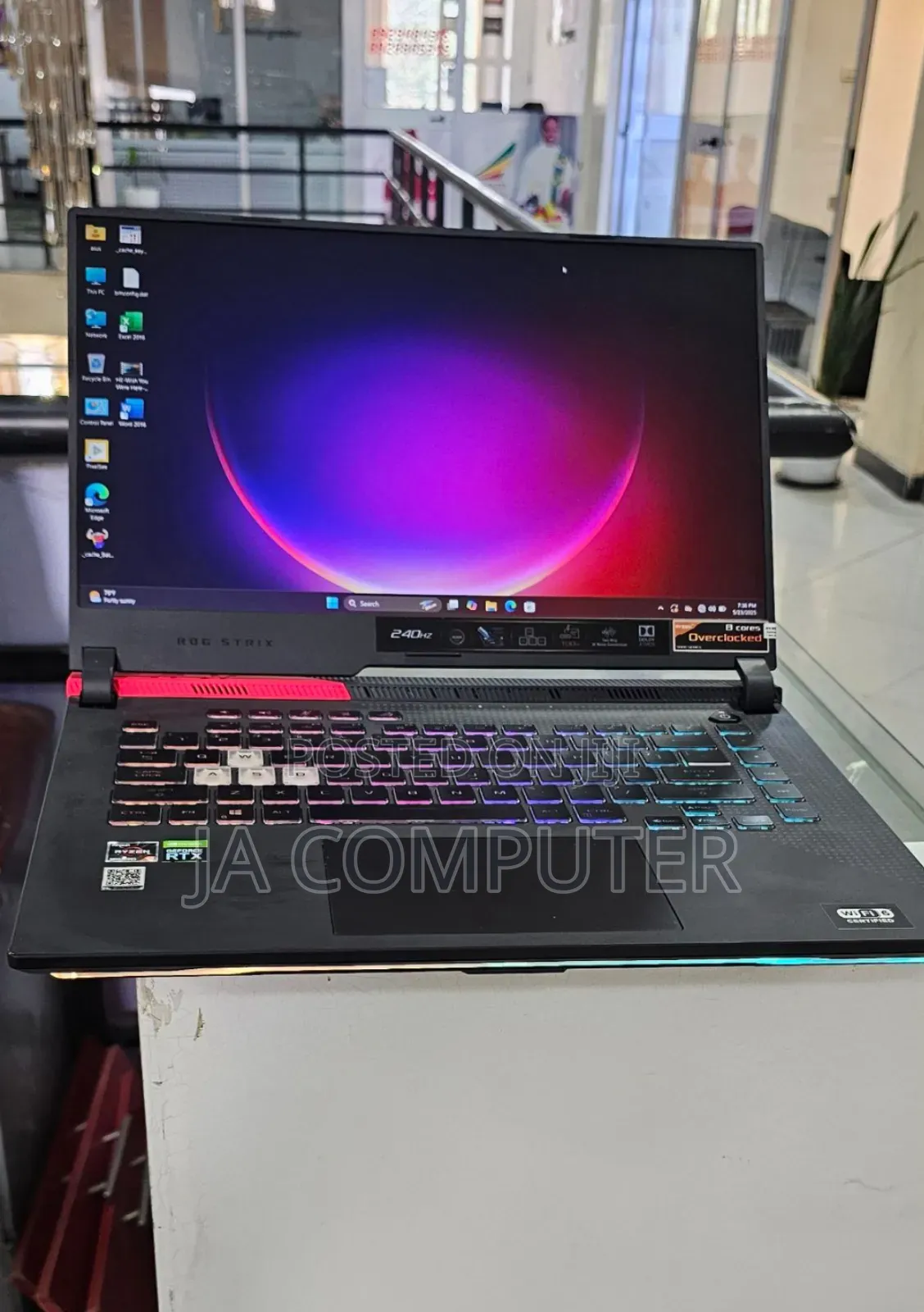 New Laptop Asus ROG Strix G16 G614 16GB AMD Ryzen 9 SSD 1T