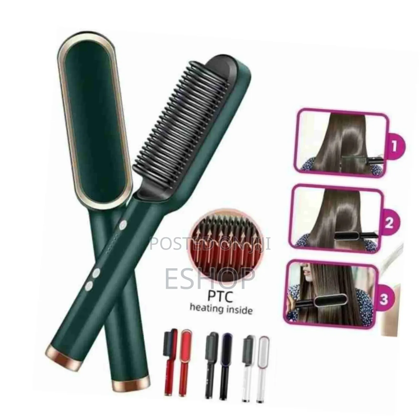 Travel-Friendly Straight Comb Compact Power for Onthego Glam