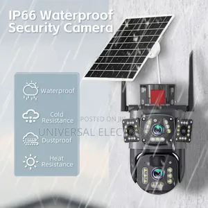 Wireless Solar Security Camera– , V380 App, 4g Sim Support