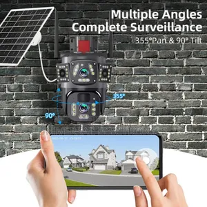 Wireless Solar Security Camera– , V380 App, 4g Sim Support