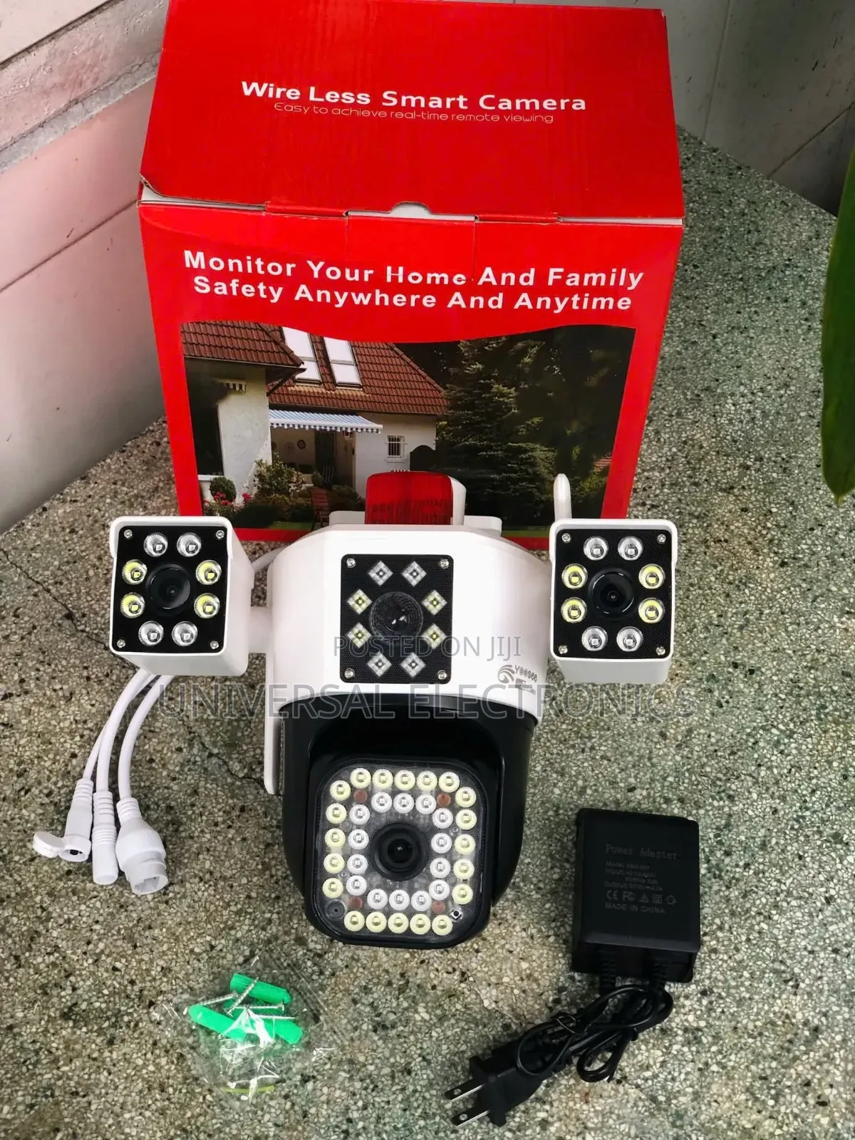 Hd Wireless Security Cameras – 10mp ×3, V380 Pro App