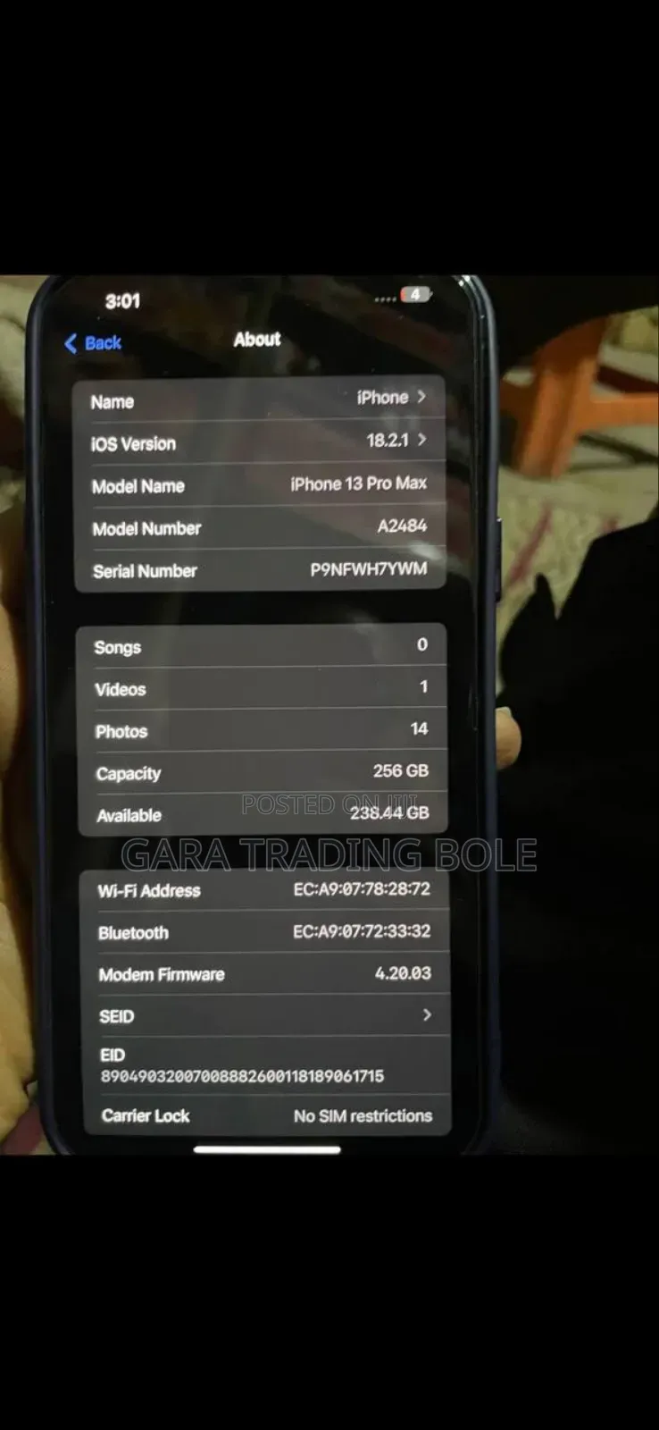 New Apple iPhone 13 Pro Max 256 GB Silver