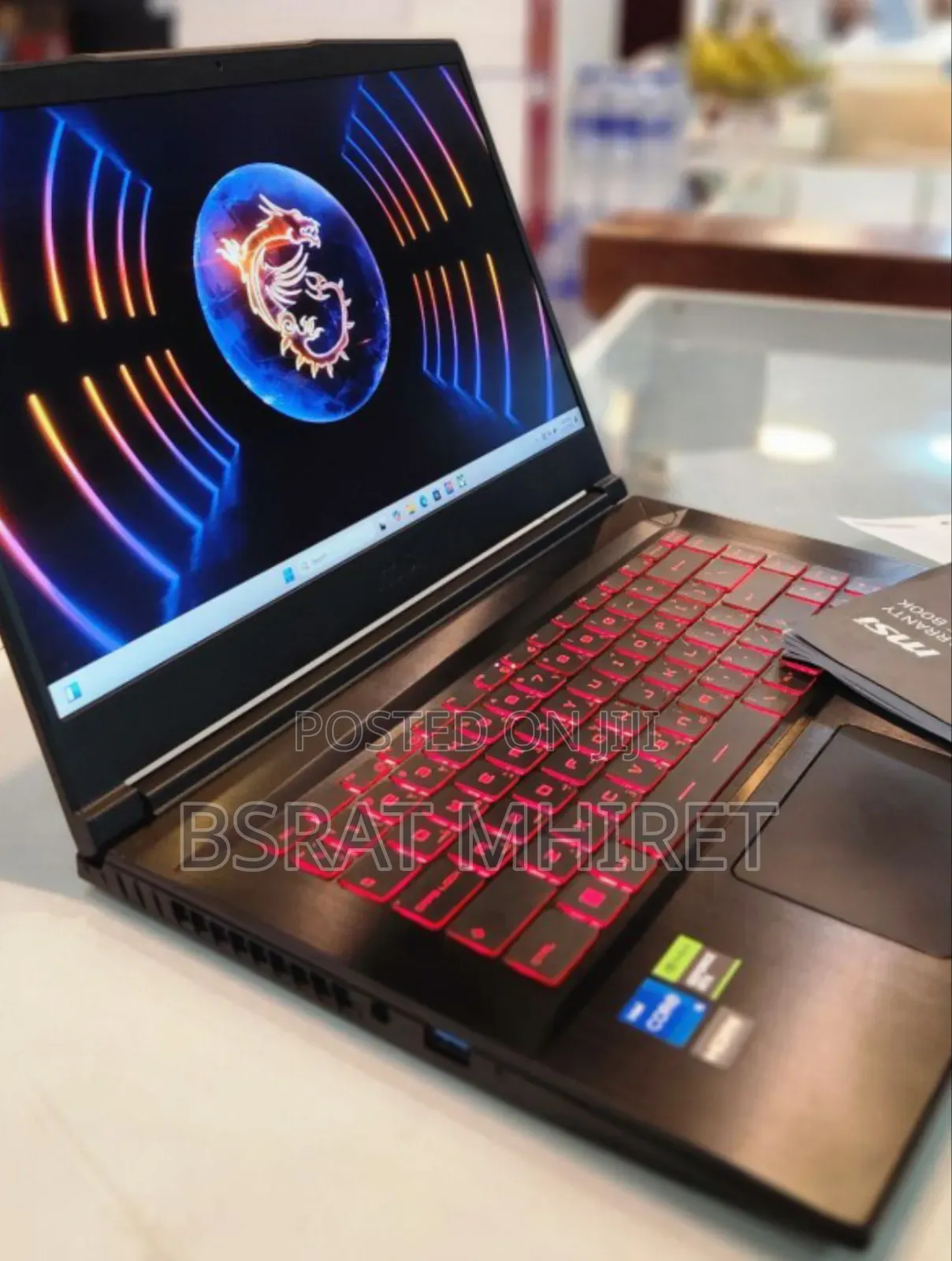 New Laptop MSI GF63 32GB Intel Core I5 SSD 512GB