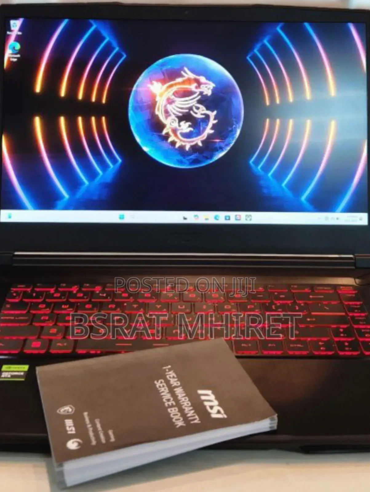 New Laptop MSI GF63 32GB Intel Core I5 SSD 512GB