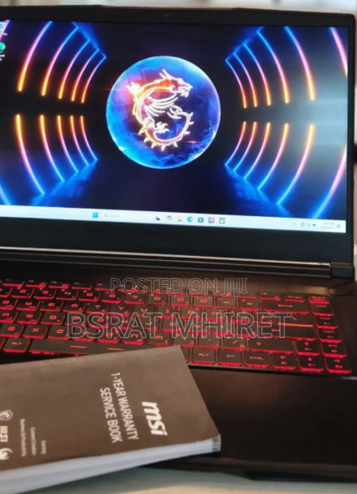 New Laptop MSI GF63 32GB Intel Core I5 SSD 512GB