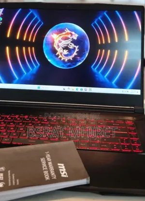 New Laptop MSI GF63 32GB Intel Core I5 SSD 512GB
