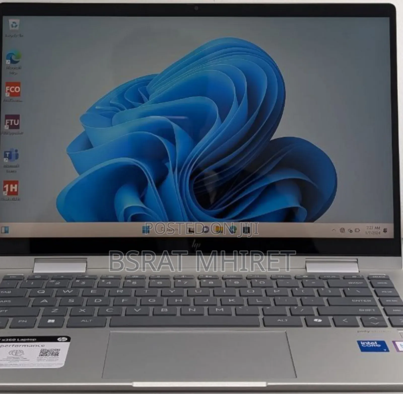 New Laptop HP Envy X360 16GB Intel Core I7 SSD 512GB