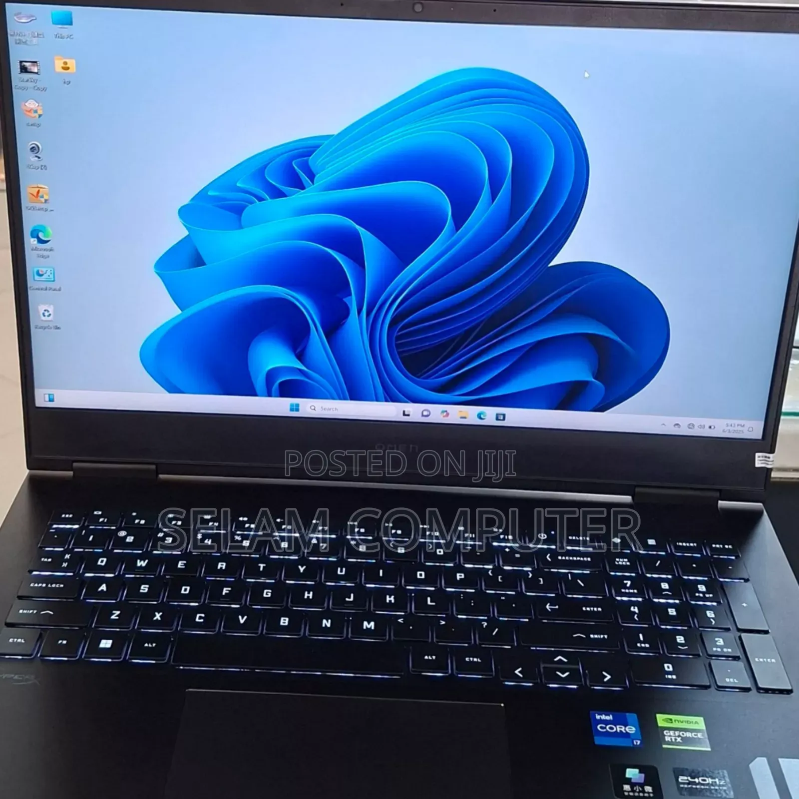New Laptop HP Omen 16 16GB Intel Core I7 SSD 1T