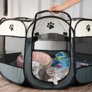 Indoor Dog Playpen House Portable Cage Tent